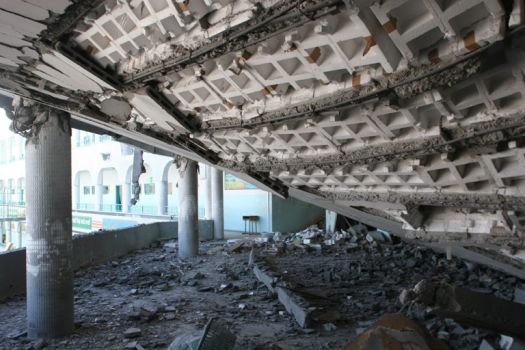 bombed classroom
