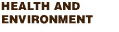 Recent Environment and Health News