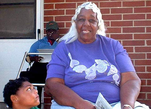 Brunswick, GA resident Martha Bizzle talks about the military and police presence in her town.